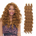 Synthetische Hair Bulk Deep Wave Crochet Hair Extension